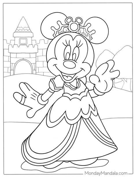 Princess Minnie Coloring Pages