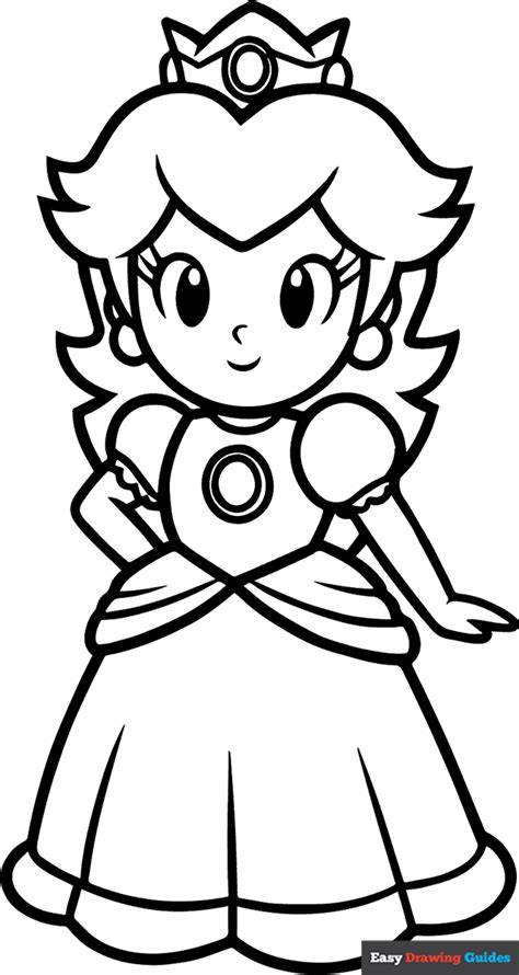 Princess Peach Color Pages