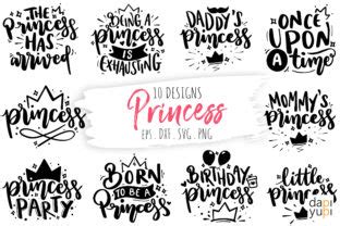 Download Princess Quotes Bundle, Crown SVG Bundle Crafts