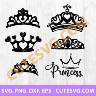 Download Princess Quotes Bundle, Crown SVG Bundle Files DXF Files