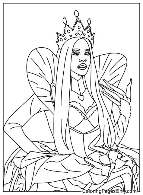Princess Red Coloring Page