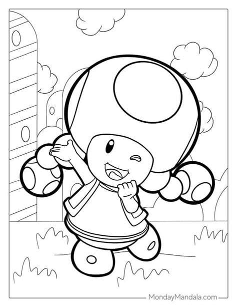 Princess Toadstool Coloring Pages