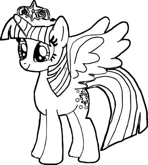 Princess Twilight Sparkle Coloring Page