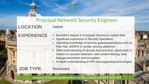 Principal Network Security Engineer