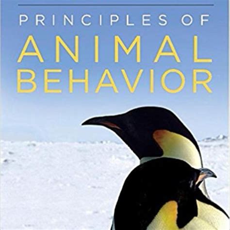 Unlock the Secrets of Animal Behavior with Principles of Animal Behavior 3rd Edition Test Bank - Ace Your Exams Now!