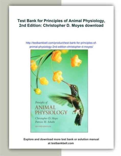 Discover the Fundamentals of Animal Physiology with Principles of Animal Physiology 2nd Edition PDF - Your Ultimate Guide for In-Depth Knowledge!