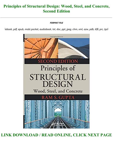Principles Of Structural Design: Wood Steel And Concrete Second Edition
