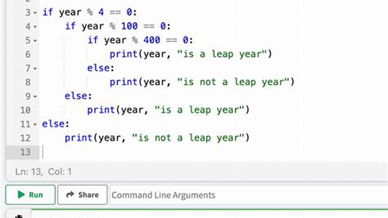 Print All The Leap Years Between 2024 And 2024 In Java Code