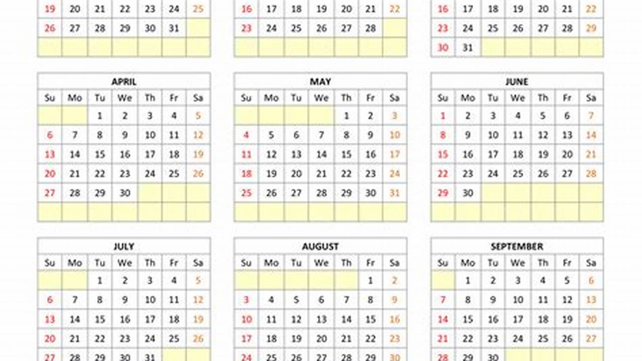 Print Editable Calendar 2025