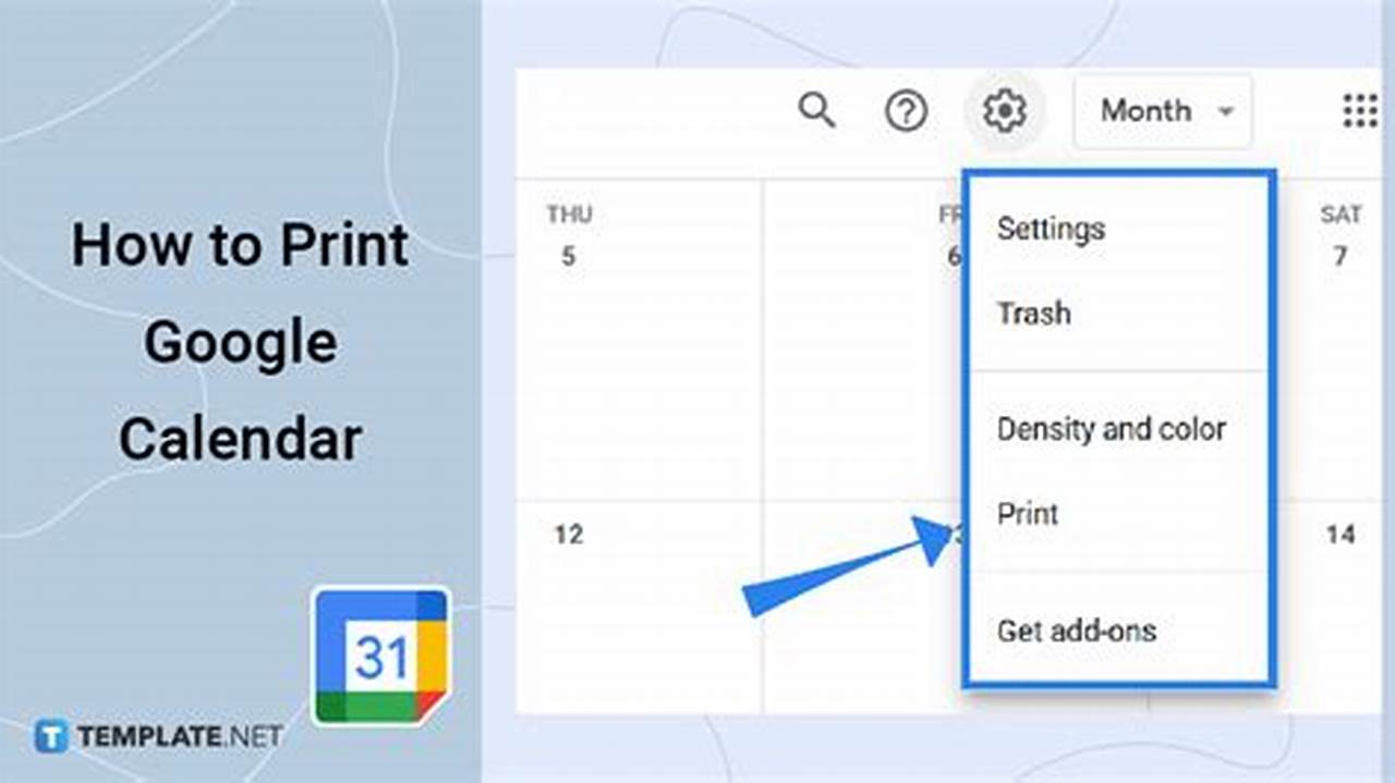 Print From Google Calendar App