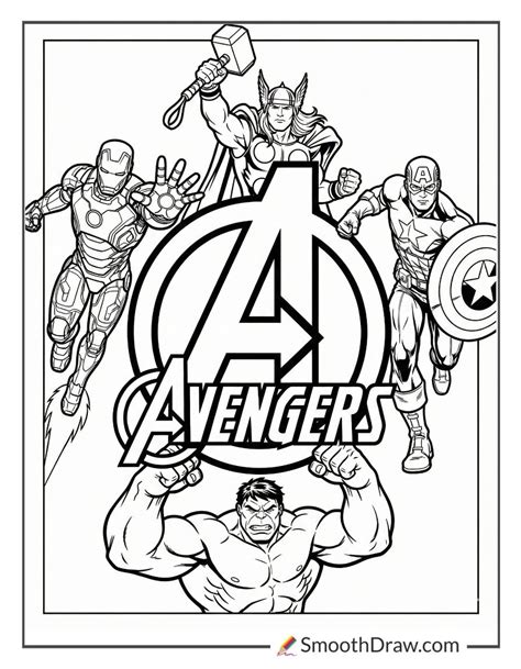 Print Avengers Coloring Pages