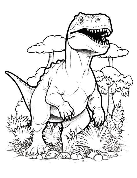Print Dinosaur Coloring Pages
