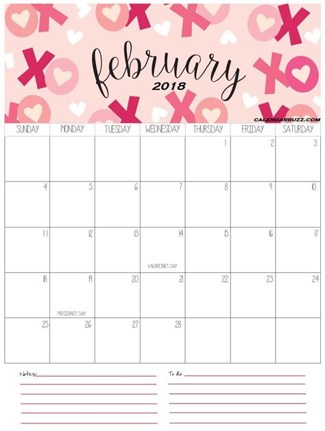 Print Feb Calendar