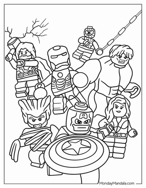 Print Lego Coloring Pages