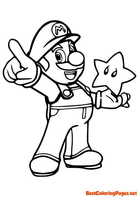 Print Mario Coloring Pages
