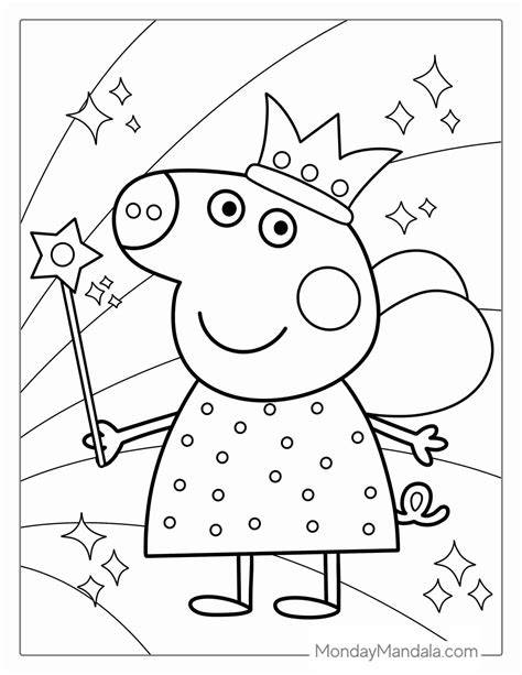 Print Peppa Pig Coloring Pages Pdf