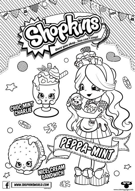 Print Shopkins Coloring Pages