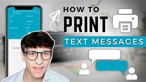 Print Text Messages With Your Phone