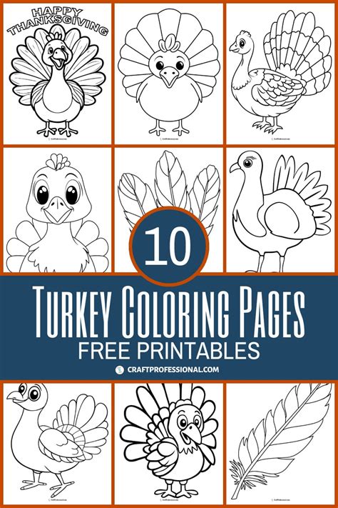 Print Turkey Coloring Pages