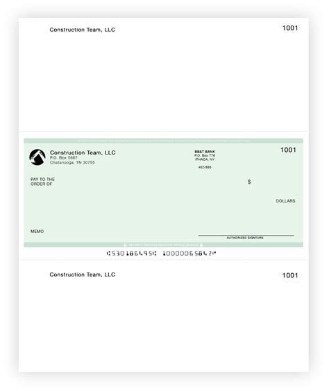 Print Your Own Checks Template