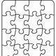 Printable 12 Piece Puzzle Template
