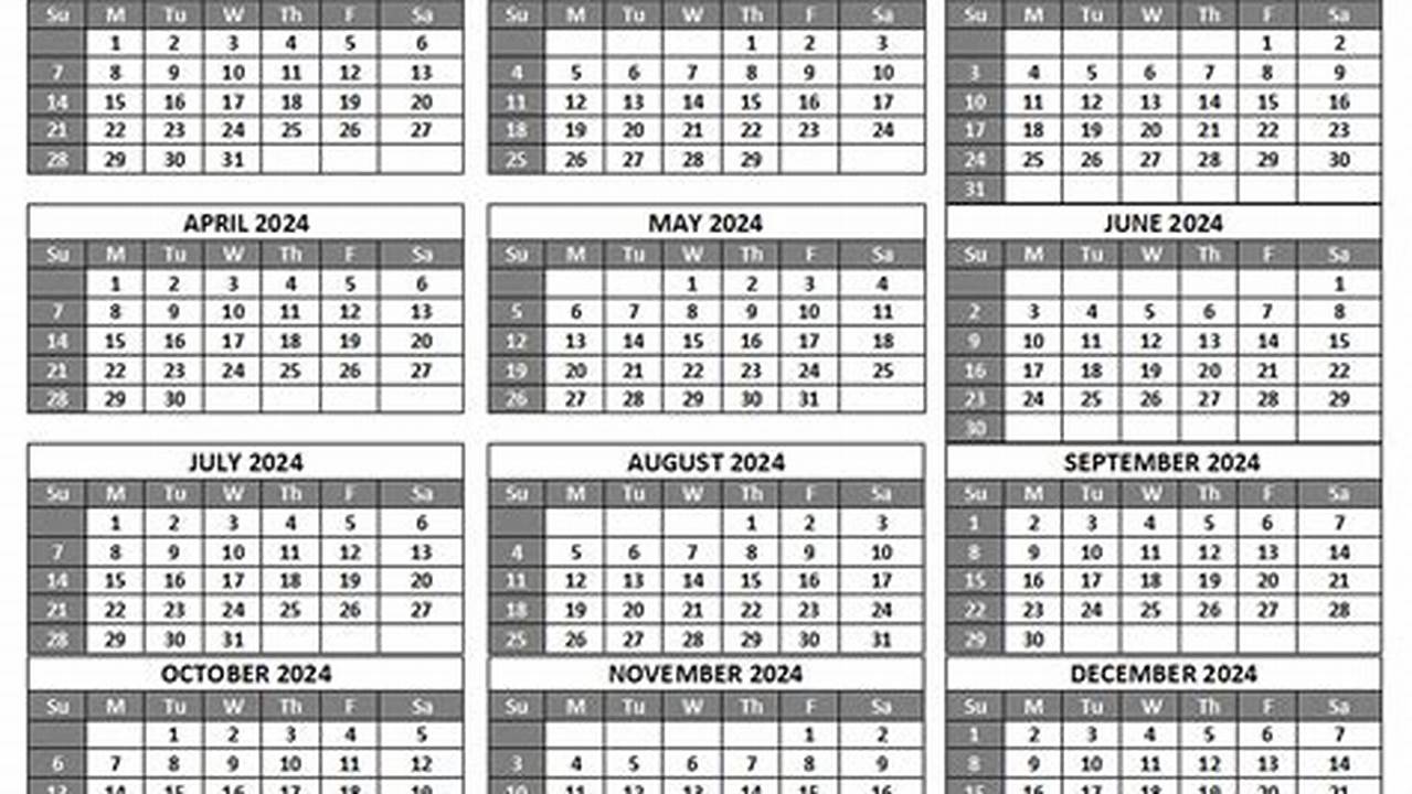 Printable 2024 Calendars Without Installing Windows