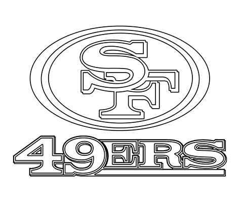 Printable 49ers Coloring Pages