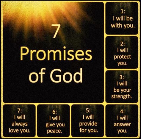 Printable 7 Promises Of God
