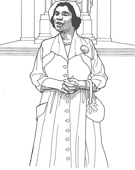 Printable African American Black History Coloring Pages