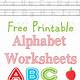 Printable Alphabet Worksheets