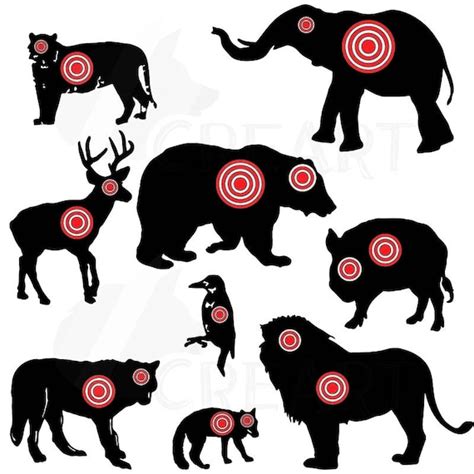 Printable Animal Shooting Targets