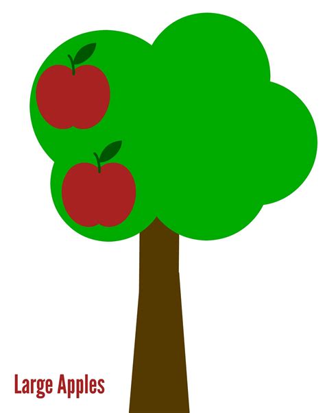 Printable Apple Tree Template