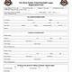 Printable Baseball Registration Form Template