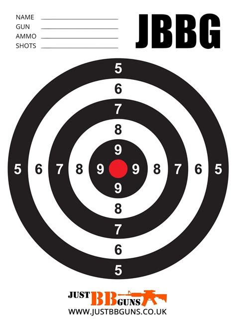 Printable Bb Targets