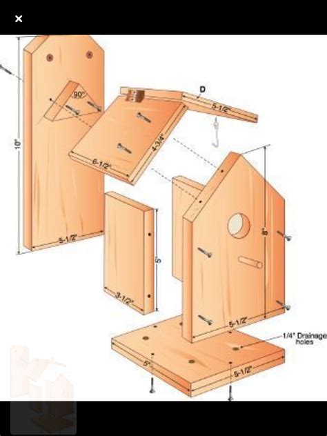 Printable Bird House Plans