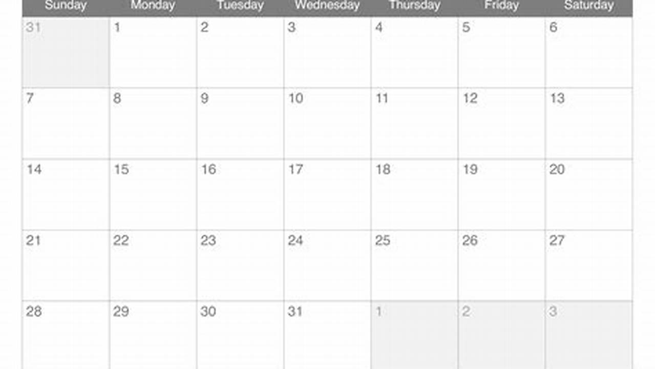 Printable Calendar 2024 Monthly Excel Template