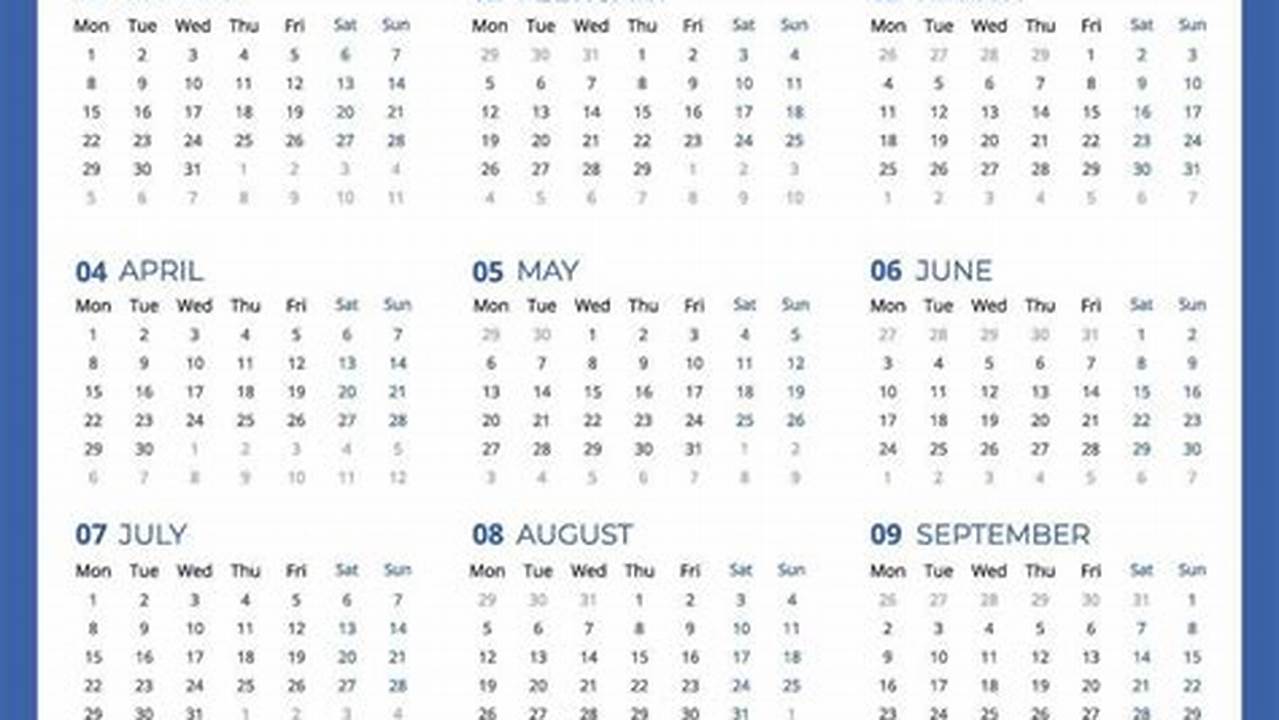 Printable Calendar 2024 Starting Monday Pdf Compressor