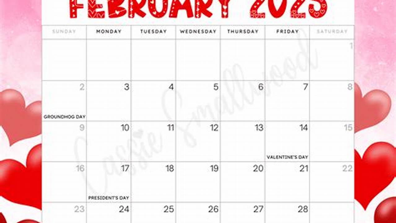 Printable Calendar Feb 2025 Excel With Lines