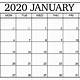 Printable Calendar January