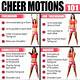 Printable Cheer Motions