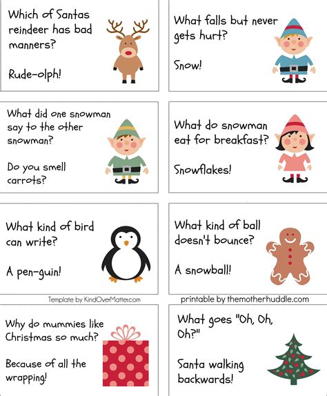 Printable Christmas Riddles With Answers