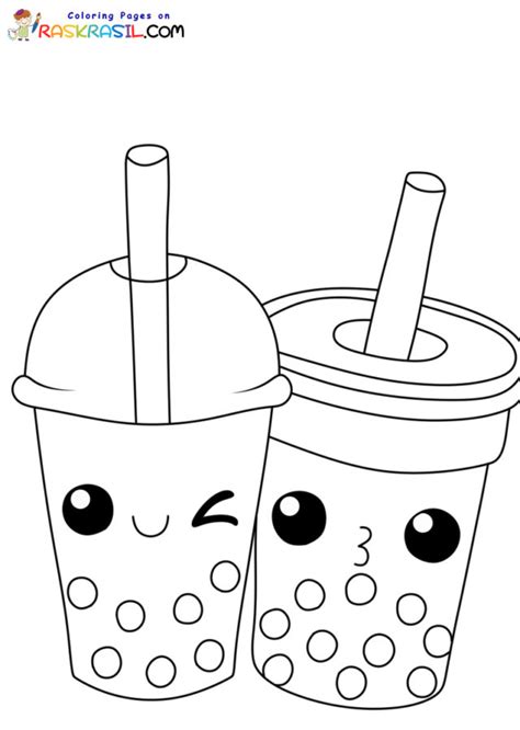 Printable Coloring Pages Boba