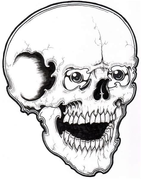 Printable Coloring Pages Of Skulls