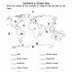 Printable Continents And Oceans Quiz