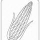 Printable Corn Coloring Page