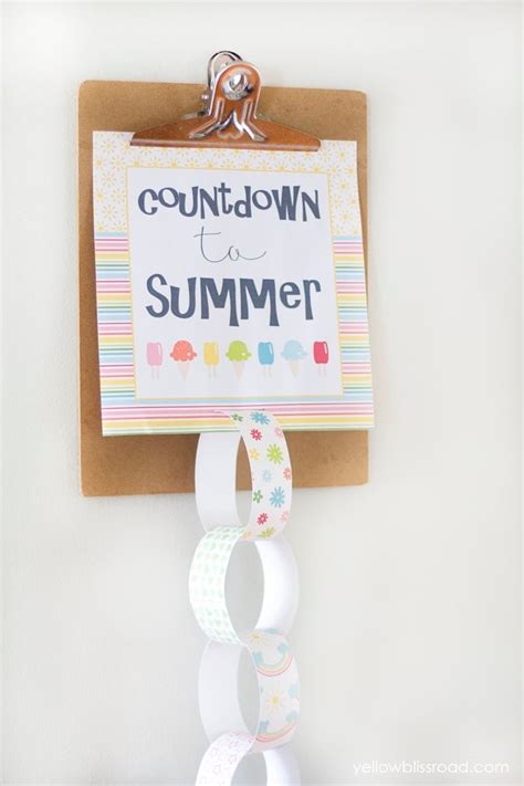 Printable Countdown To Summer
