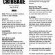 Printable Cribbage Rules