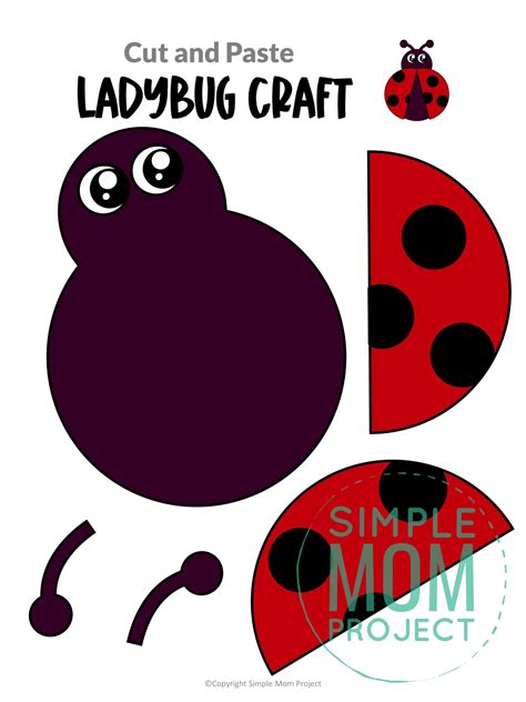 Printable Cut Out Ladybug Template