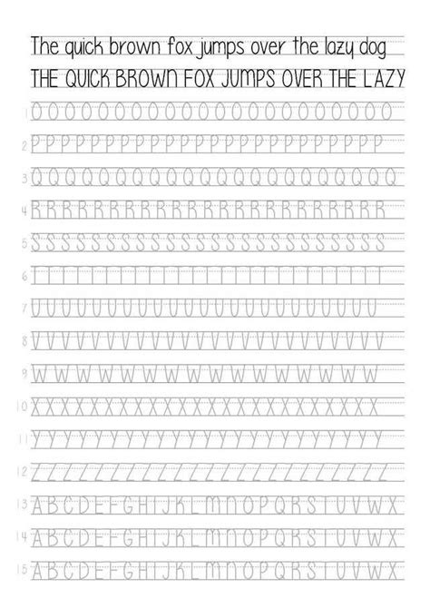 Printable Cute Handwriting Practice Sheets