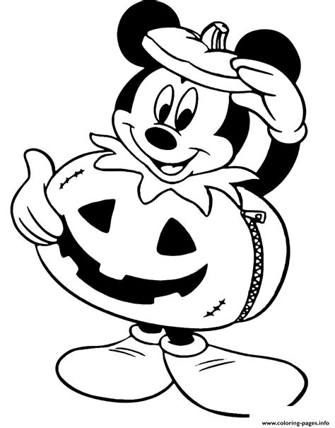 Printable Disney Halloween Coloring Pages
